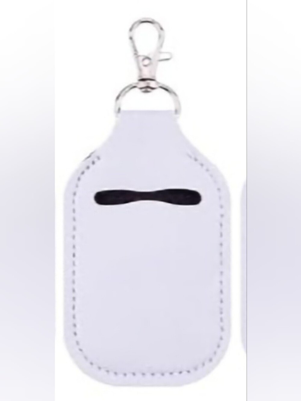 Keychain Holder with Silver Ring And Bottle